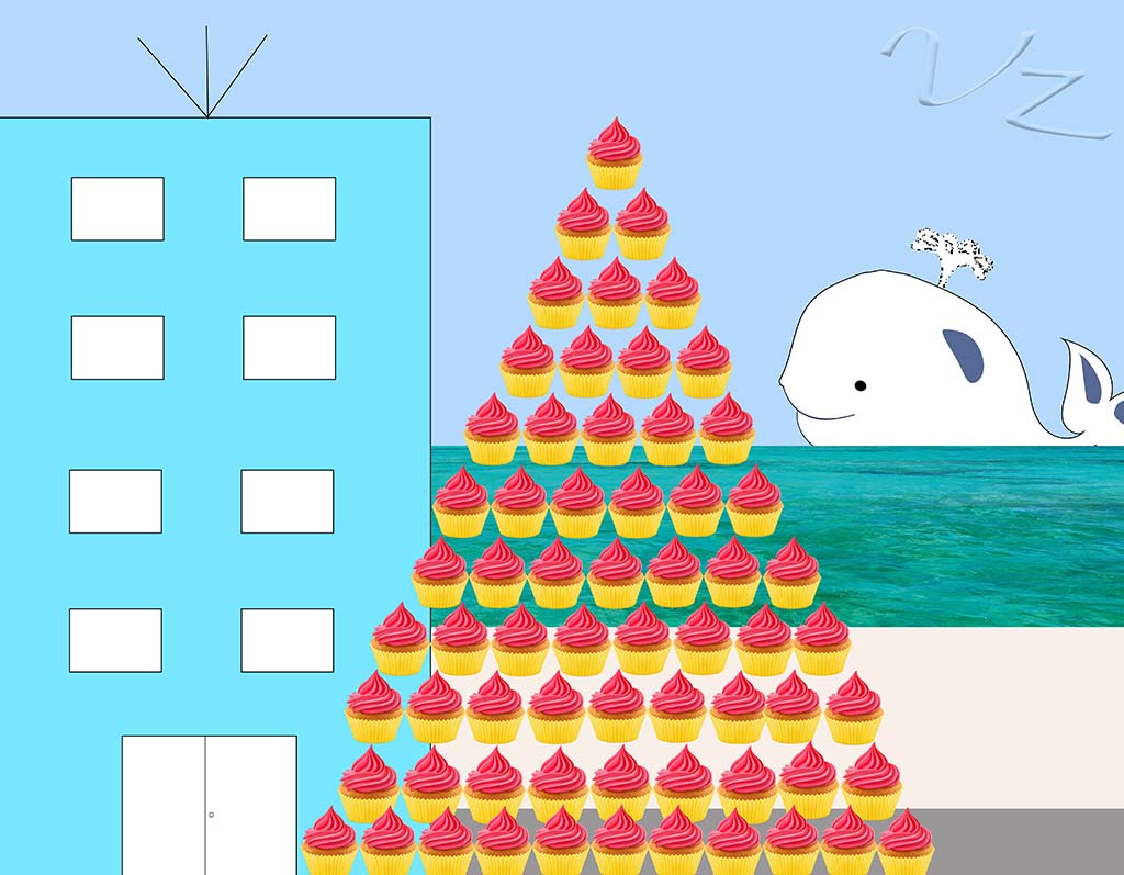 A maior torre de cupcake está na Índia