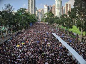 Protestos em Hong Kong