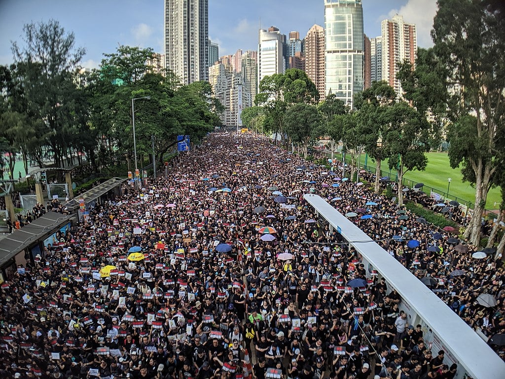 Protestos em Hong Kong