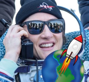 mulher astronauta