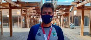 João Victor Oliva na Vila Olímpica