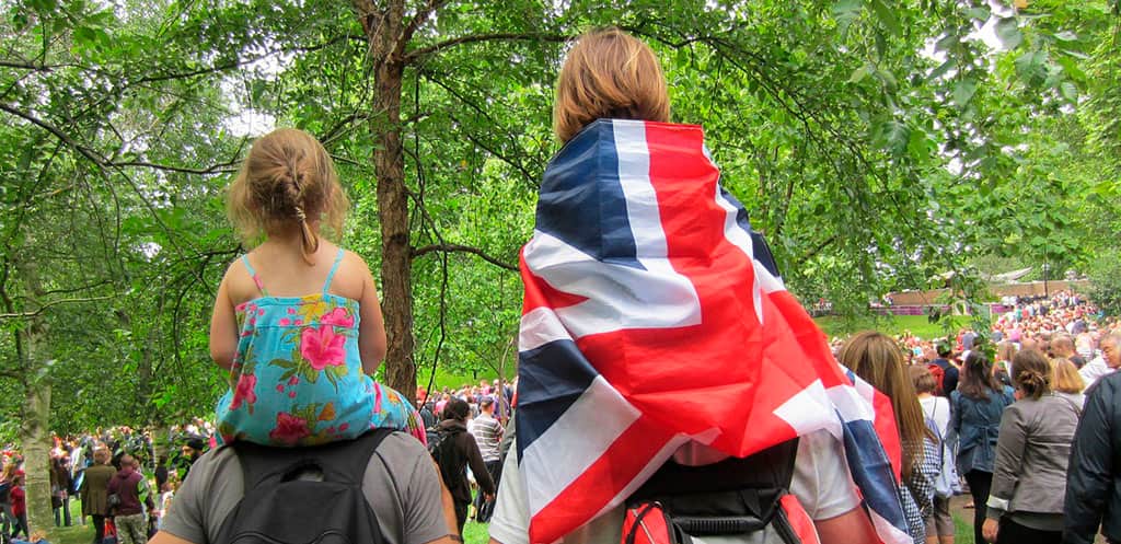 Sem máscaras no Reino Unido