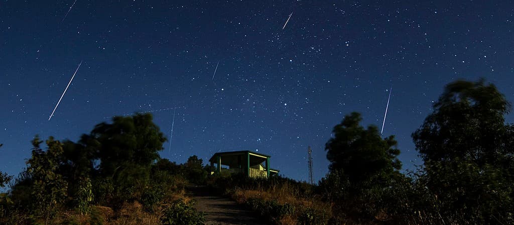 chuva de meteoros geminídeos