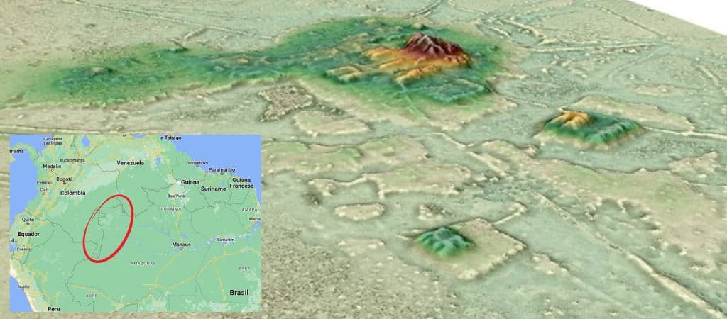 civilizações antigas na Amazônia colombiana