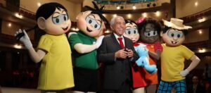 Maurício de Sousa recebe homenagem da Unesco