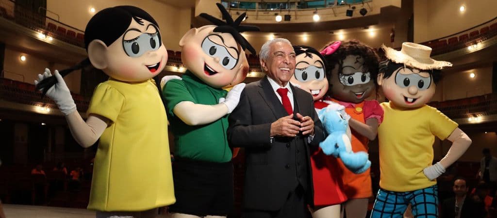 Maurício de Sousa recebe homenagem da Unesco