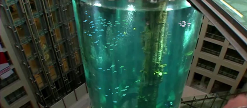 Aquário gigante explode em Berlim