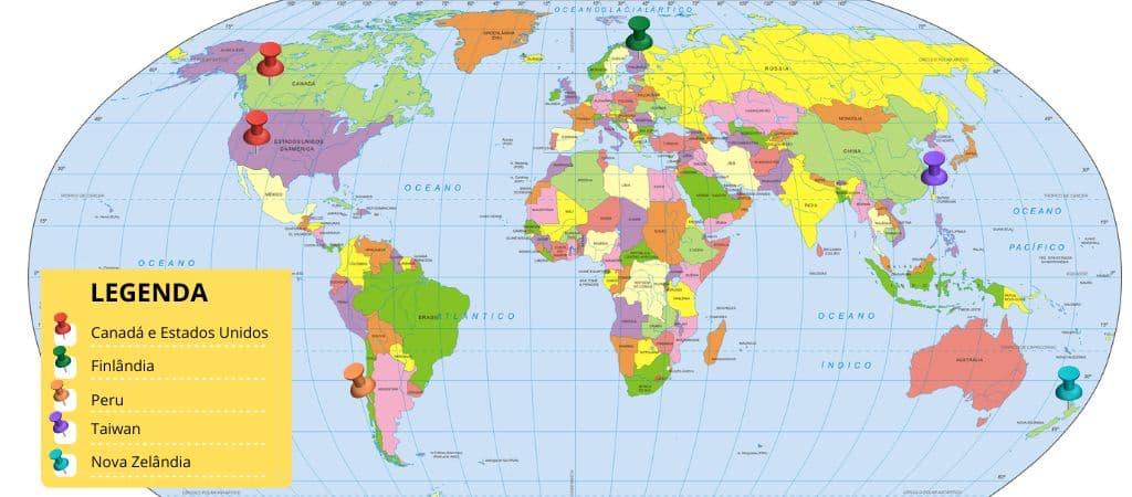 Giro pelo mundo fevereiro 2023