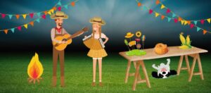 Mike na Festa Junina