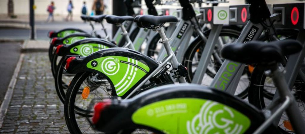 bicicleta de graça para os moradores de Lisboa