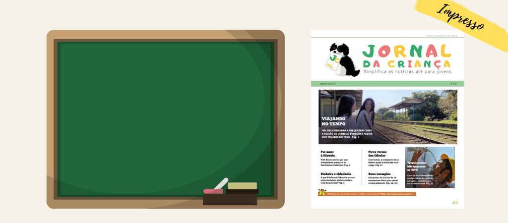 destaques da edição nº 37 do Jornal da Criança (JC)