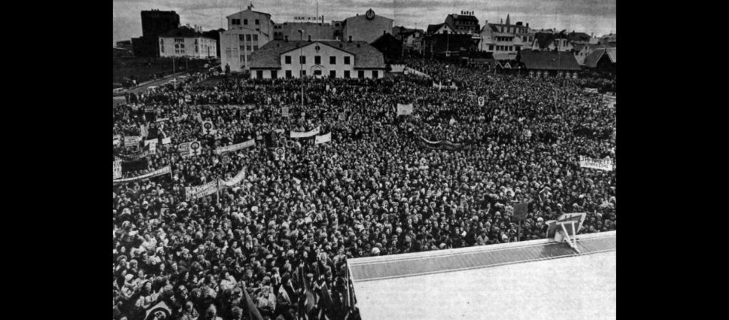 Greve das mulheres na Islândia