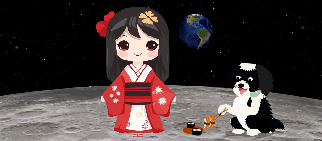 MIKE, o cachorro e mascote do JC comenta sobre foguete do Japão chegar à Lua