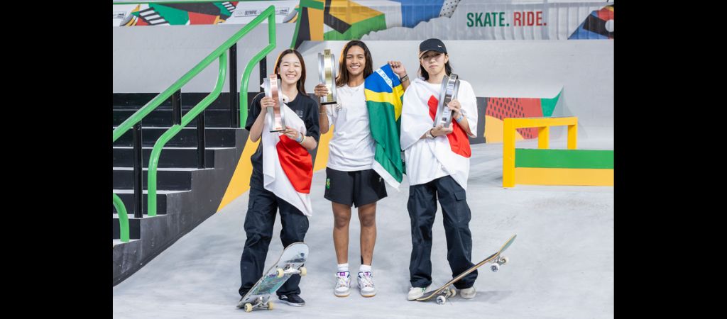 Rayssa leal fica em 1º lugar na classificatória para as Olimpíadas em Paris