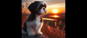 Mike admirando o pôr-do-sol