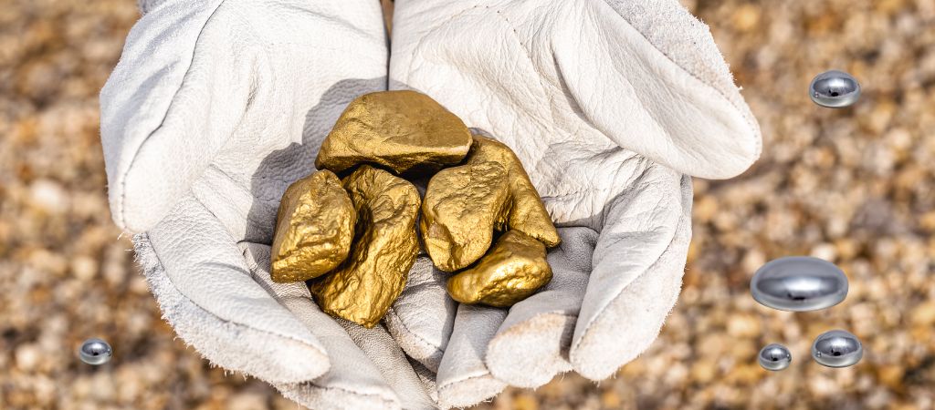 Mercúrio no solo durante extração ilegal de ouro