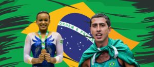Rebeca Andrade e Caio Bonfim recebem Prêmio Brasil Olímpico