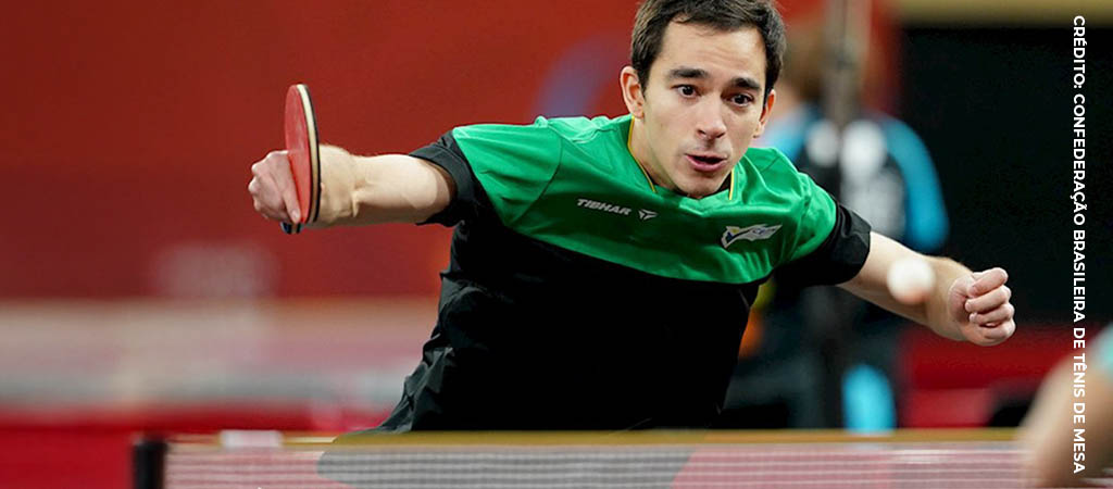 Calderano conquista prata inédita para o Brasil no Mundial de tênis de mesa