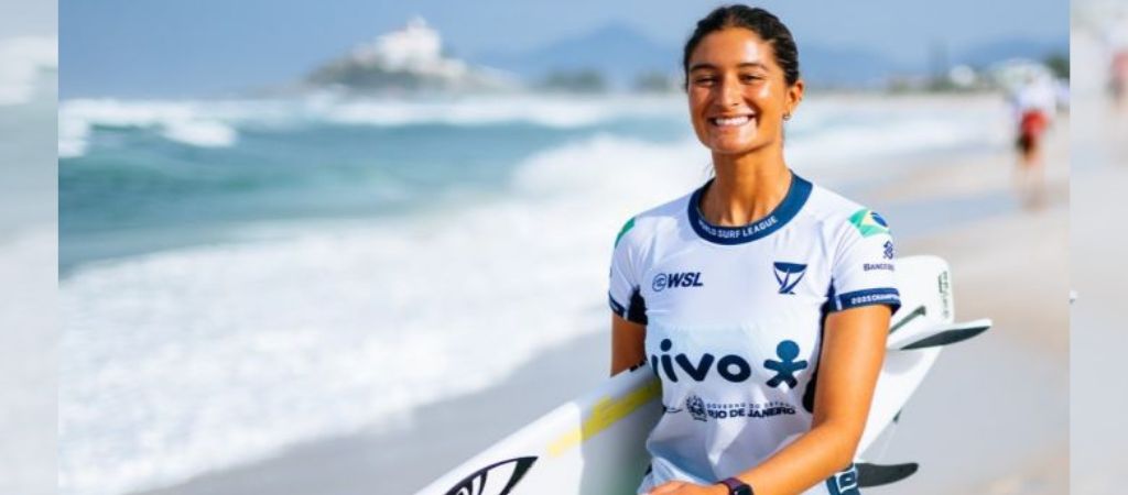 Luana Silva é vice-campeã da etapa de Saquarema no WSL ( Mundial de Surf), em 2025
