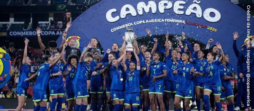 Brasil conquista 9º título na Copa América Feminina
