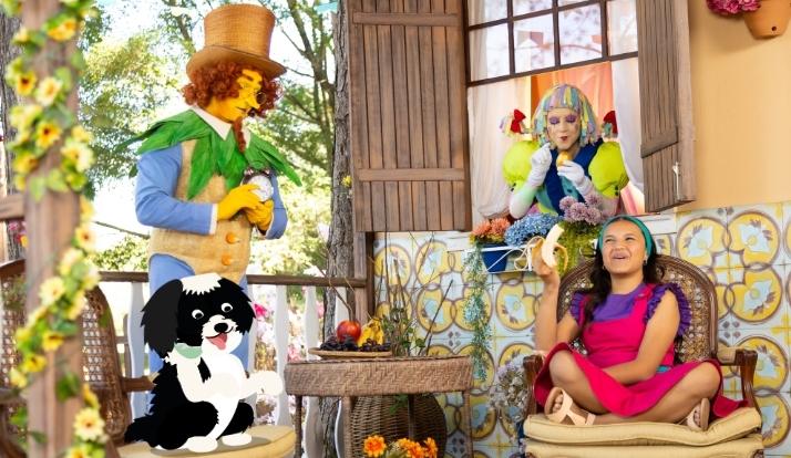 O cachorro Mike no Picapau Amarelo