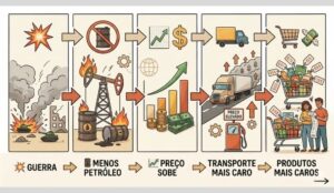 Como a guerra no Oriente Médio impacta na economia mundial