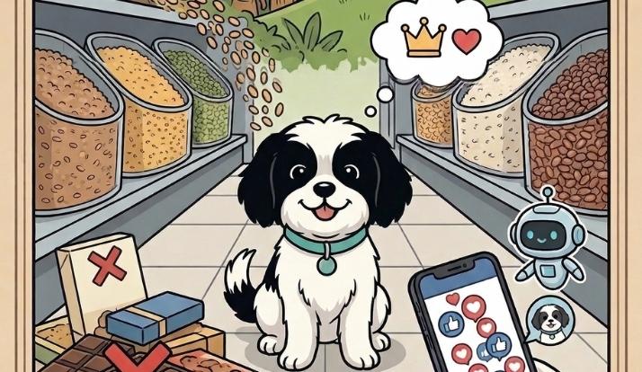 O cachorro Mike entre biscoitos, exageros, redes sociais e awê!