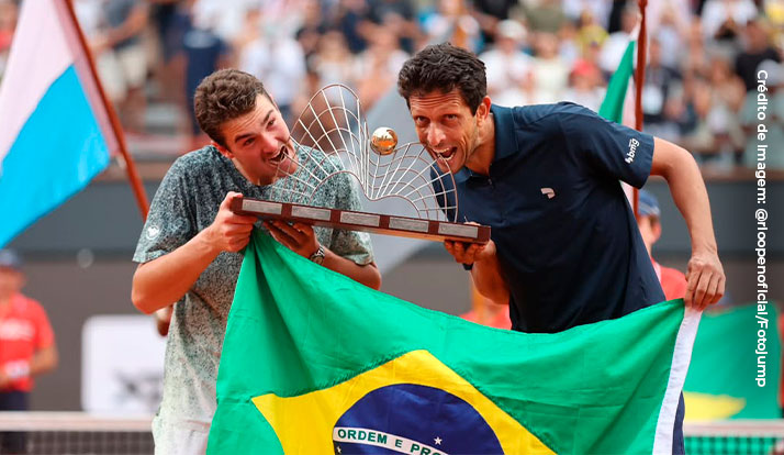João Fonseca e Marcelo Melo vencem em dupla no Rio Open